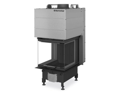ROMOTOP HEAT U 3g L 50.52.50.26 - трехсторонняя топка для камина (тёмная камера)
