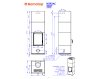ROMOTOP NORDAC 10 - кафельная теплоаккумулирующая печь